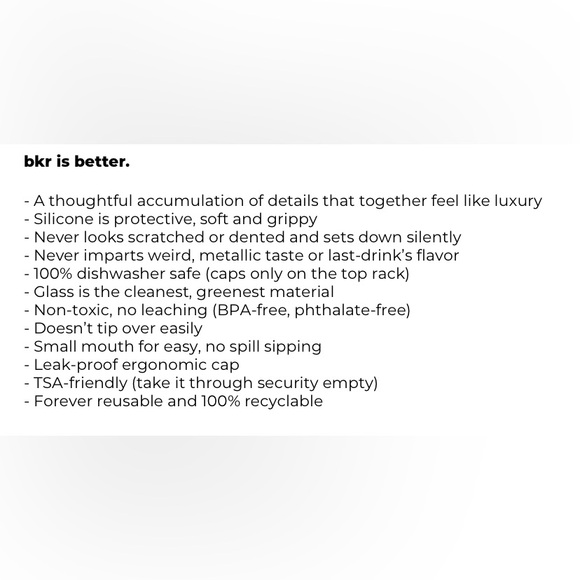 bkr 500ml water bottle - Picture 6 of 6